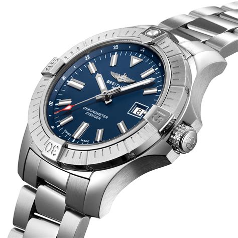 breitling avenger automatic 43 blue|breitling automatic 43 for sale.